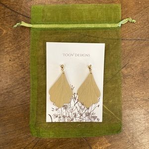 Handmade polymer clay earrings.